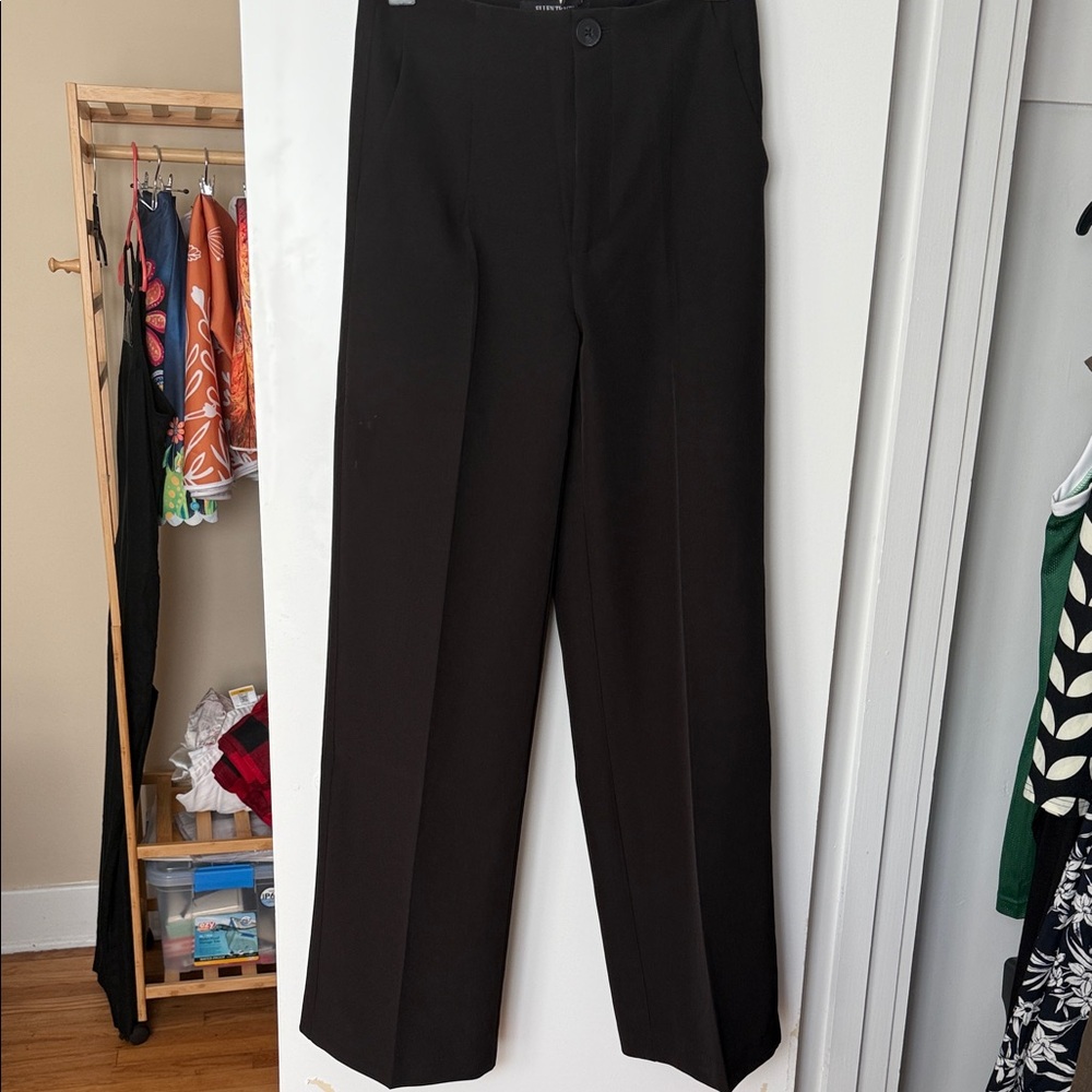 Ellen Tracy Black Wide Leg Jeans